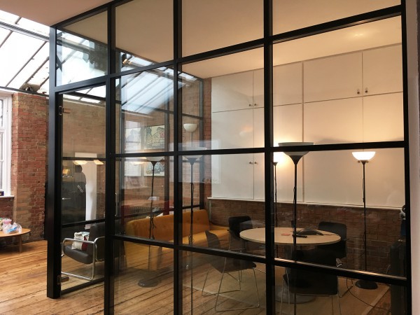 Azoomee (Islington, London): Factory Style Glass Corner Room With Black Frame