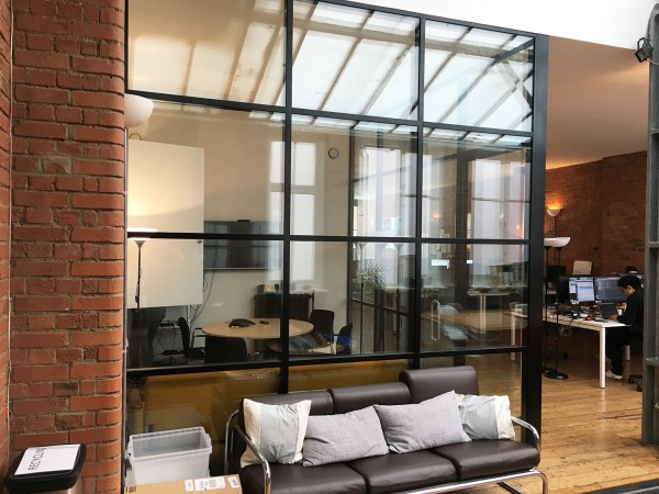 Azoomee (Islington, London): Factory Style Glass Corner Room With Black Frame