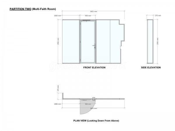 BHR University Hospitals NHS Trust (Romford, Essex): Glass Office Partitions With Acoustic Glazing