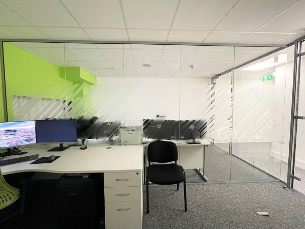 BMA Contractors Ltd (Hoddesdon, Hertfordshire): Toughened Glass Office Partitions With Bespoke Film