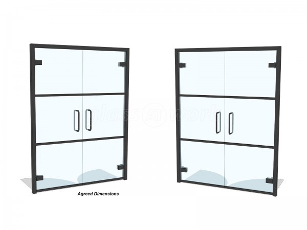 Bascomb and Drew Maintenance (Acton, London): T-Bar Grid Glazing Glass Walls and Doors