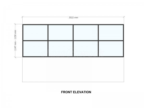 Bascomb and Drew Maintenance (Acton, London): T-Bar Grid Glazing Glass Walls and Doors