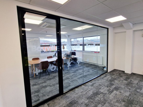 Bauvill (Rochester, Kent): Mixed T-Bar and Frameless Double Glazed Installation
