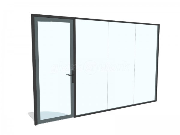 Bauvill (Rochester, Kent): Mixed T-Bar and Frameless Double Glazed Installation