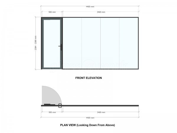 Bauvill (Rochester, Kent): Mixed T-Bar and Frameless Double Glazed Installation