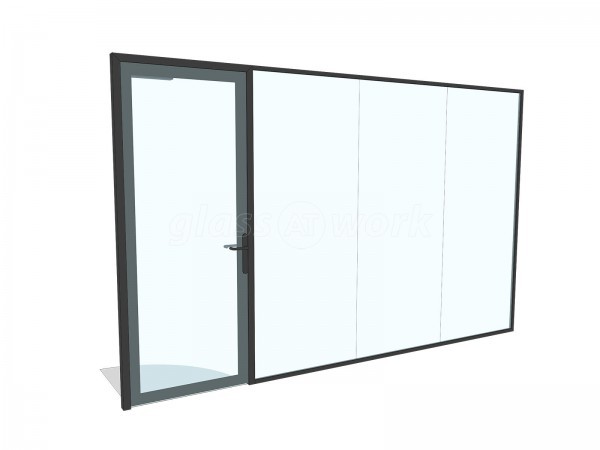 Bauvill (Rochester, Kent): Mixed T-Bar and Frameless Double Glazed Installation