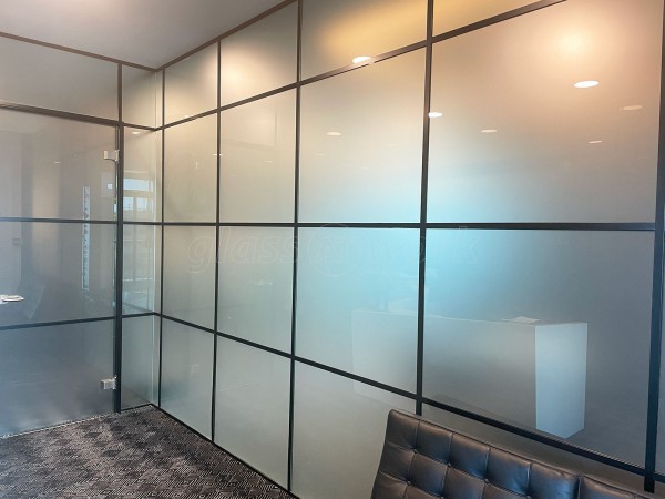 Beetham (Liverpool, Merseyside): T-Bar Aluminium Black Framed Glass Walls and Doors