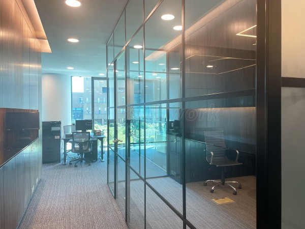 Beetham (Liverpool, Merseyside): T-Bar Aluminium Black Framed Glass Walls and Doors