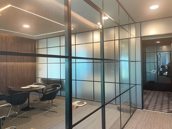 Beetham (Liverpool, Merseyside): T-Bar Aluminium Black Framed Glass Walls and Doors