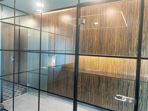 Beetham (Liverpool, Merseyside): T-Bar Aluminium Black Framed Glass Walls and Doors