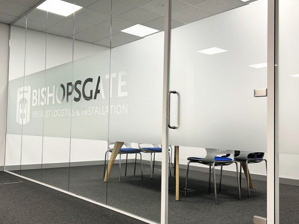 Bishopsgate Specialist Installations (Warrington, Greater Manchester): Glass Partition Wall With Soundproofing