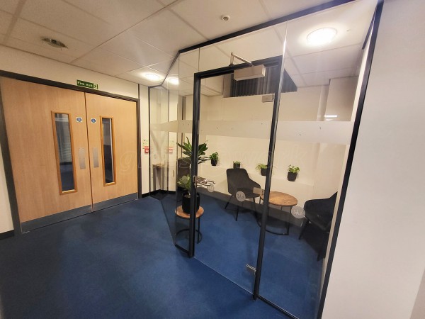 Bla Translation (BroLlangefni, Sir Ynys Mon): Toughened Glass Office Partition - Fully Installed