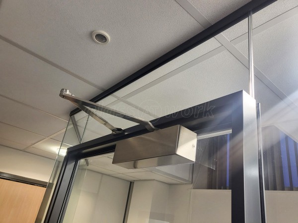 Bla Translation (BroLlangefni, Sir Ynys Mon): Toughened Glass Office Partition - Fully Installed