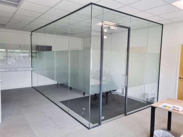 Bleckmann UK (Swindon, Wiltshire): Glass Corner Office With Acoustic Laminated Glazing