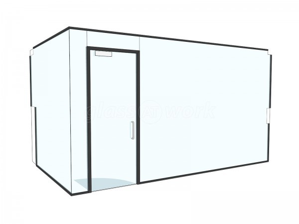 Bleckmann UK (Swindon, Wiltshire): Glass Corner Office With Acoustic Laminated Glazing