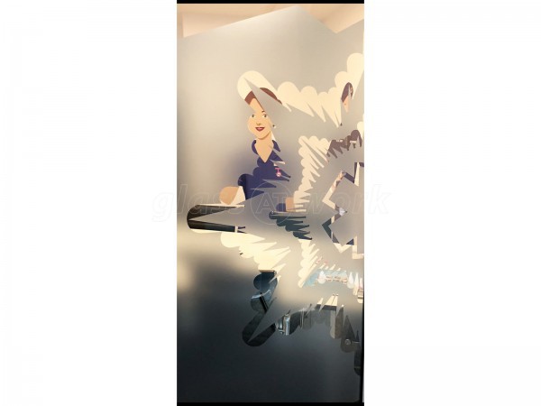 Blue Light Card (Loughborough, Leicestershire): Glass Partitions With Window Film Graphics