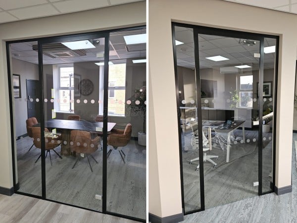 Blue Line Taxi Services (Wallsend, Tyne and Wear): Commercial Glass Office Fitout