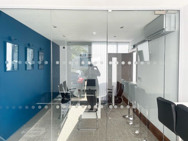 Bowse Consultancy (Ashford, Kent): Toughened Glass Office Partition - Fully Installed