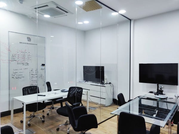 Brandbassador (Hackney, London): Single Glazed Acoustic Glass Room Divider Office Partition