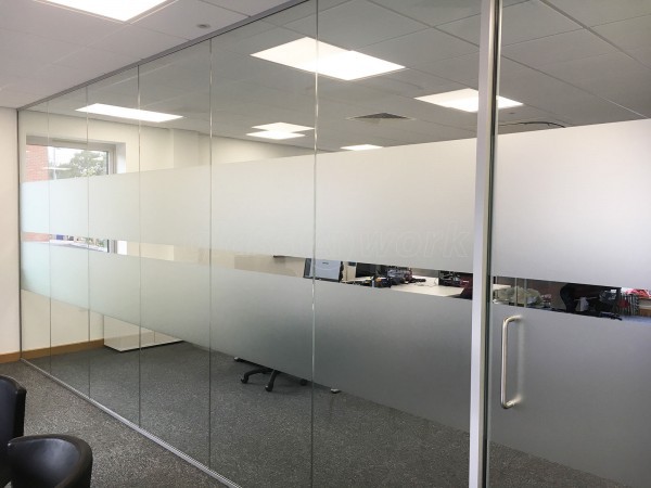 Breedon Consulting Ltd (Ashby de la Zouch, Leicestershire): Glass Office Wall And Door