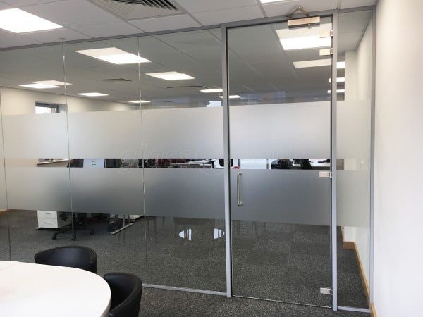 Breedon Consulting Ltd (Ashby de la Zouch, Leicestershire): Glass Office Wall And Door