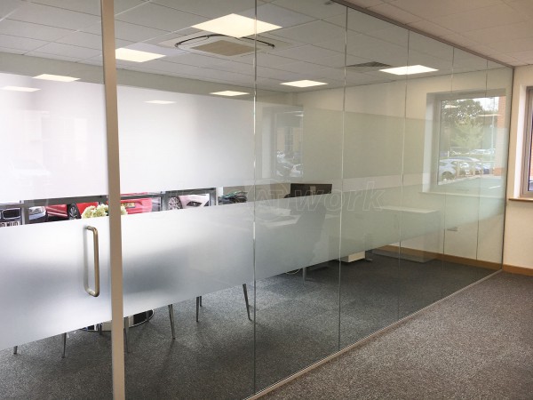 Breedon Consulting Ltd (Ashby de la Zouch, Leicestershire): Glass Office Wall And Door