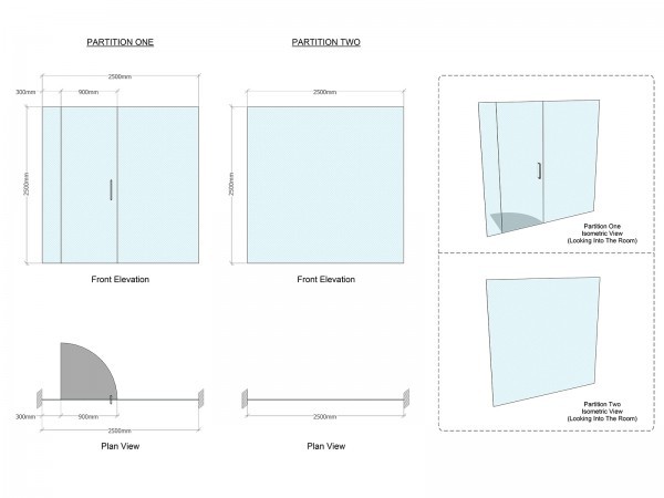 MB Cable Ltd (Brighton, East Sussex): Frameless Glass Office And Door