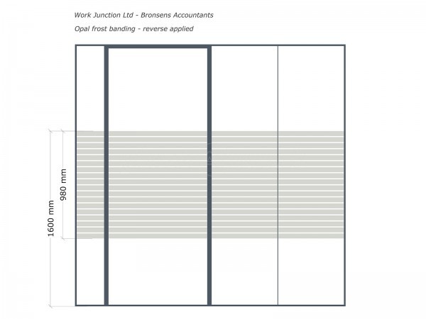 Bronsens Accountants (Witney, Oxfordshire): Glass Office Partition With Acoustic Glazing