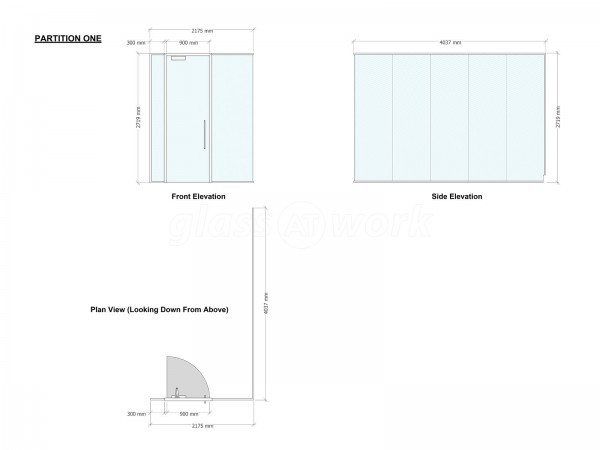 Build 2 Design (St. Pancras, London): Glass Corner Office