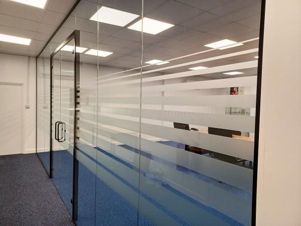 Burtons Manufacturing Company (Tonbridge, Kent): Frameless Glass Meeting Room With Double Doors