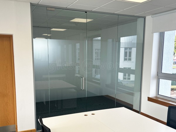CCL Interiors (Glasgow, Scotland): Glass Office Front With Door