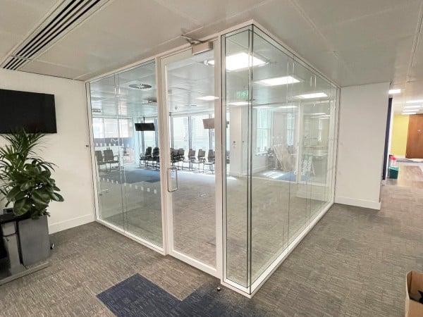 Double Glazed Frameless Glass Office Partitioning