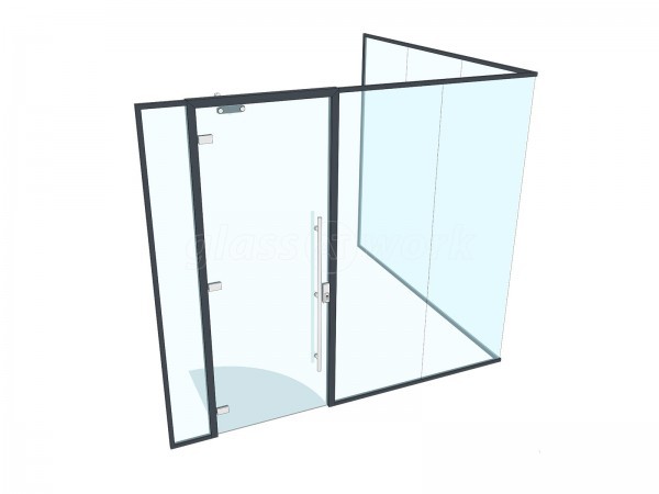Caledonian Lift Services (Hamilton, Scotland): Glass Partition Corner Room