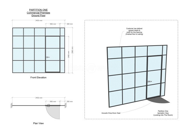 Globalco Limited (Camden, London): Slimline T-Bar Industrial-Style Glazing With Acoustic Glass