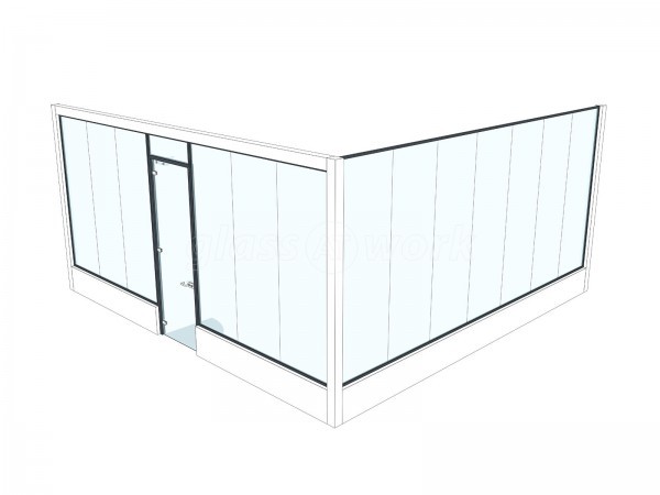 Carbon Rewind (Watford, Hertfordshire): Warehouse Glass Corner Office