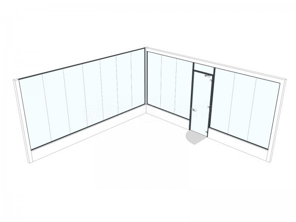 Carbon Rewind (Watford, Hertfordshire): Warehouse Glass Corner Office