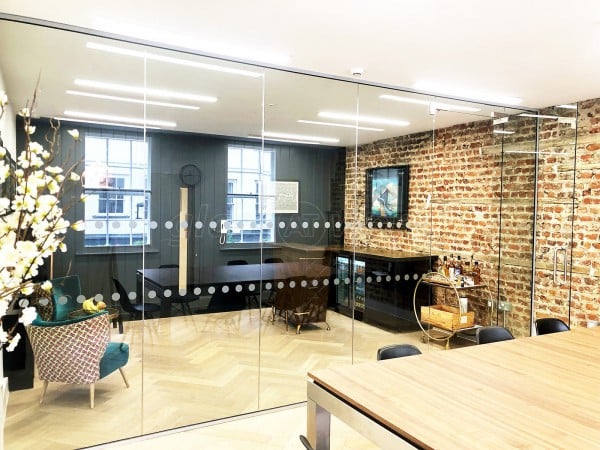 Cedar Dean Commercial (Soho, London): Toughened Glass Office Wall & Door