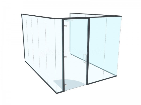 Cell Guidance Systems (Cambridge, Cambridgeshire): Three Sided Glass Meeting Room