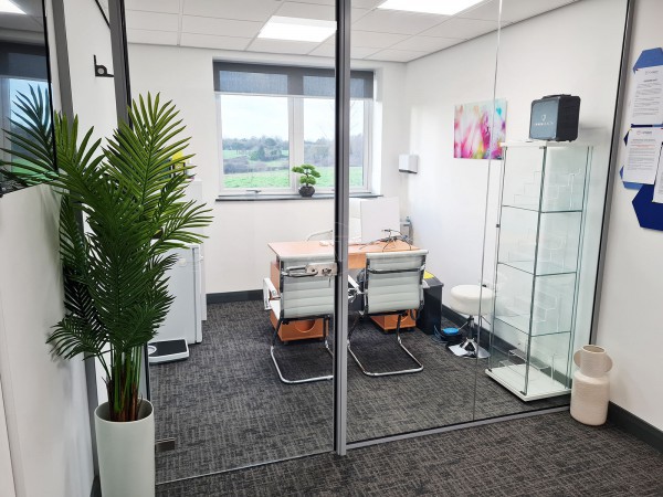 Centauri Health (Ashford, Kent): Glass Partition To Create A New Office