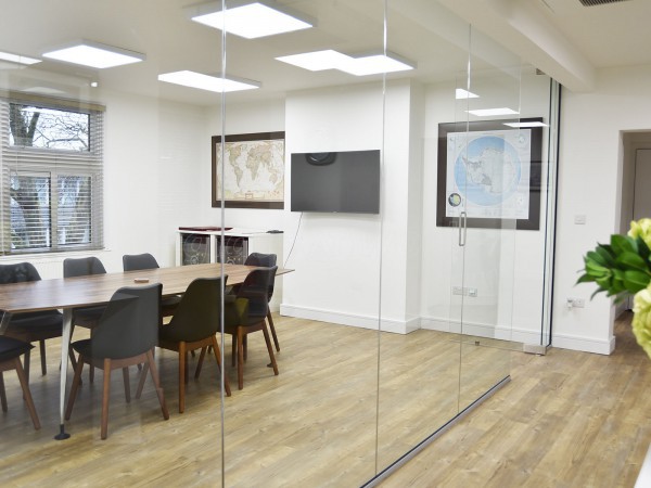 Oil Chart Offshore (Chiswick, London): Glass Partition Wall & Door