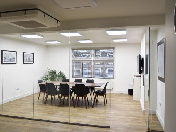 Oil Chart Offshore (Chiswick, London): Glass Partition Wall & Door