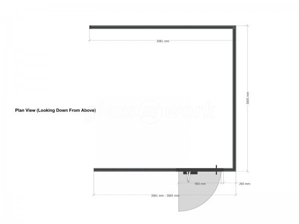 Chrome Productions (Kentish Town, London): Three-Sided Double Glazed Glass Office