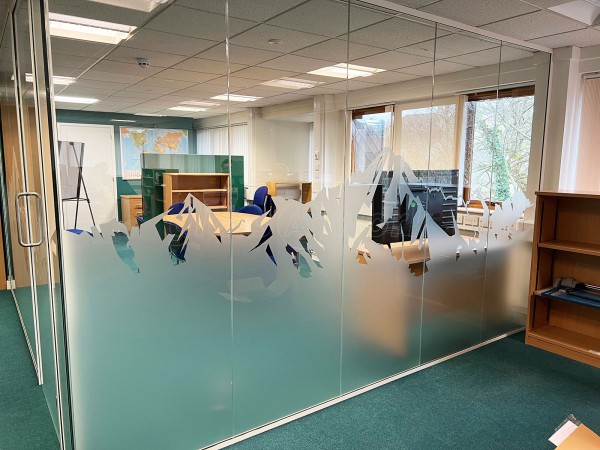 Cicerone Press Ltd (Kendal, Cumbria): Glass Meeting Room Using Acoustic Laminated Glazing