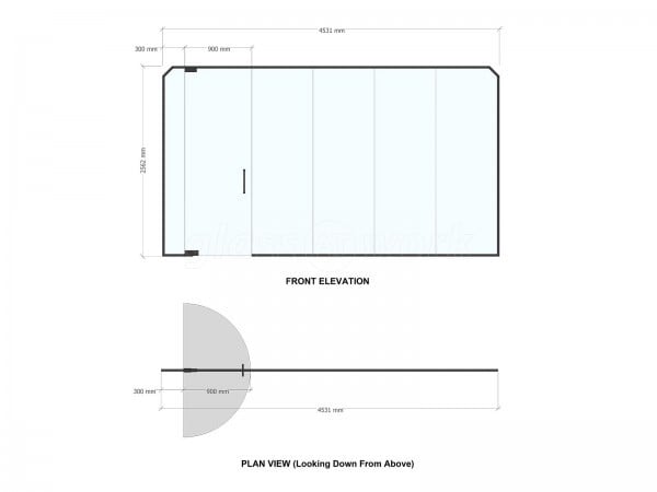 City Estates (Sheffield, South Yorkshire): Frameless Glass Office Partition