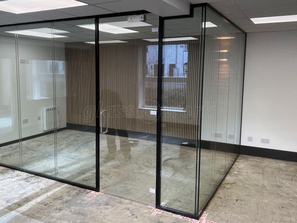 City Insulation Group (Oldham, Greater Manchester): Double Glazed Glass Corner Office