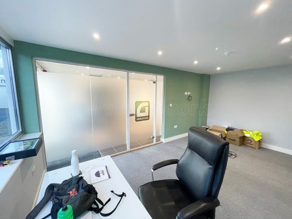 Clydesdale Group (Southampton, Hampshire): Commercial Glass Office Partition Installation