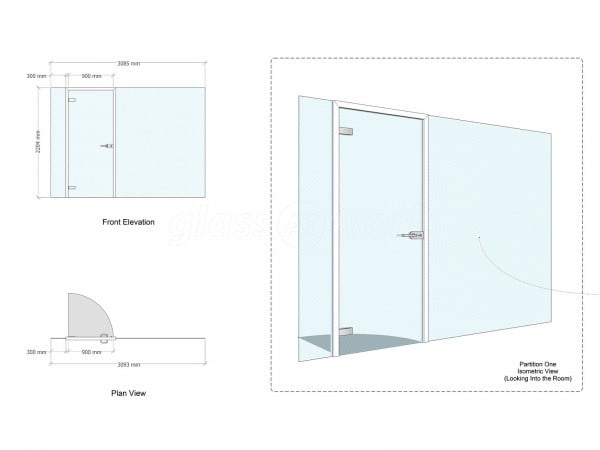 Clydesdale Group (Southampton, Hampshire): Commercial Glass Office Partition Installation