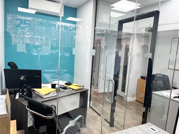 Compton Reeback (Maida Vale, London): Glass Corner Office With Black Frame
