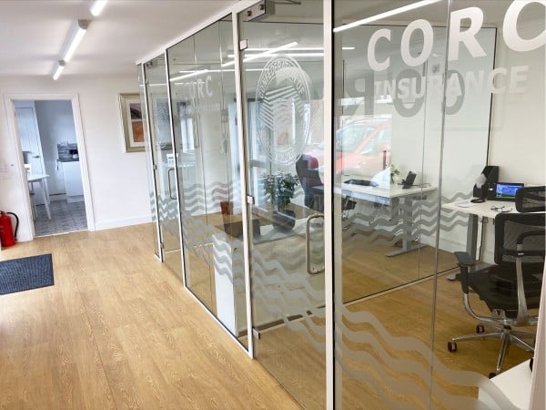 Confederation of Roofing Contractors (Brightlingsea, Essex): Glass Office Pods Using Laminated Acoustic Glass