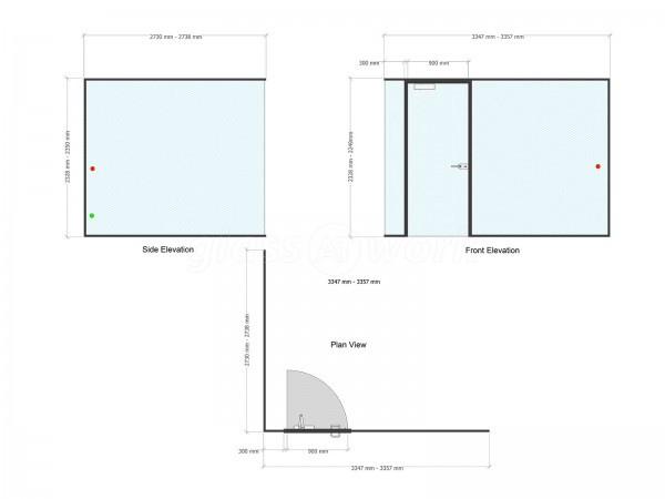 Conquip Engineering (Alton, Hampshire): Glass Corner Office Pod With Soundproofed Glazing